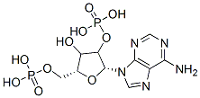 [(2R,5R)-5-(6-aminopurin-9-yl)-3-hydroxy-4-phosphonooxy-oxolan-2-yl]me thoxyphosphonic acid, 3805-37-6, 结构式