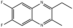 Quinoxaline, 2-ethyl-6,7-difluoro-3-methyl- (9CI) Structure