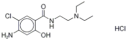 O-DESMETHYL METOCLOPRAMIDE, HYDROCHLORIDE Structure