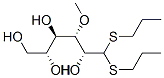 3-O-Methyl-D-glucose dipropyl dithioacetal Struktur