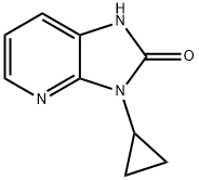 3-CYCLOPROPYL-1,3-DIHYDRO-IMIDAZO[4,5-B]PYRIDIN-2-ONE Struktur