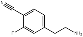 Benzonitrile, 4-(2-aminoethyl)-2-fluoro- (9CI) Structure