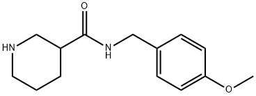 N-[(4-methoxyphenyl)methyl]piperidine-3-carboxamide|