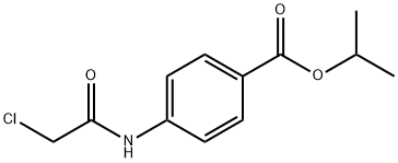 ISOPROPYL 4-[(CHLOROACETYL)AMINO]BENZOATE Structure