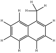 1-甲基萘-D10 结构式