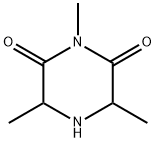 2,6-Piperazinedione,  1,3,5-trimethyl- 化学構造式