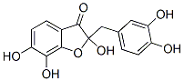2-[(3,4-Dihydroxyphenyl)methyl]-2,6,7-trihydroxybenzofuran-3(2H)-one 结构式