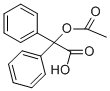 2-acetyloxy-2,2-diphenyl-acetic acid 结构式
