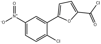 5-(2-CHLORO-5-NITROPHENYL)FURAN-2-CARBONYL CHLORIDE Structure