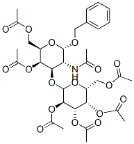 Benzyl 2-Acetamido-4,6-di-O-acetyl-3-O-(2,3,4,6-tetra-O-acetyl--D-galactosyl)-2-deoxy-a-D-galactopyranoside|2-乙酰氨基-4,6-二-O-乙酰基-3-O-(2,3,4,6-四-O-乙酰基-Β-D-半乳糖基)-2-脱氧-Α-D-吡喃半乳糖苷