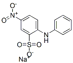 sodium 2-anilino-5-nitrobenzenesulphonate Struktur