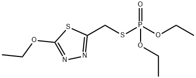 2-(diethoxyphosphorylsulfanylmethyl)-5-ethoxy-1,3,4-thiadiazole|