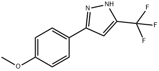 5-(三氟甲基)-3-(4-甲氧基苯基)-1H-吡唑 结构式