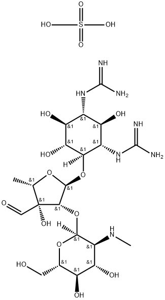 ストレプトマイシン硫酸塩 化学構造式