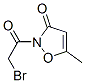 3(2H)-Isoxazolone, 2-(bromoacetyl)-5-methyl- (9CI)|