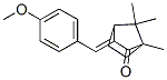 3-[(4-methoxyphenyl)methylene]-1,7,7-trimethylbicyclo[2.2.1]heptan-2-one Structure