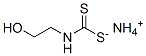 ammonium (hydroxyethyl)dithiocarbamate 结构式