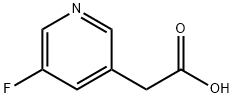 2-(5-氟吡啶-3-基)乙酸,38129-24-7,结构式