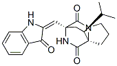 38136-69-5 (3S,8aR,10S)-3-[[(E)-1,3-Dihydro-3-oxo-2H-indol-2-ylidene]methyl]-1,2,3,7,8,8a-hexahydro-10-(1-methylethyl)-6H-3,8a-ethanopyrrolo[1,2-a]pyrazine-1,4-dione