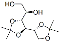 (2R,3R,4R,5R)-3,4:5,6-ビス(イソプロピリデンジオキシ)ヘキサン-1,2-ジオール 化学構造式