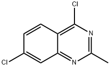 QUINAZOLINE, 4,7-DICHLORO-2-METHYL- Structure