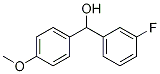 (3-Fluorophenyl)(4-Methoxyphenyl)Methanol Struktur