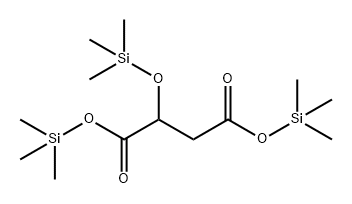 2-Trimethylsilyloxysuccinic acid di(trimethylsilyl) ester Structure