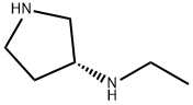 (3R)-(+)-3-(乙氨基)吡咯烷, 381670-30-0, 结构式