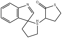 スピロ[3H-インドール-3,2'-[1,3]ジチオラン]-2(1H)-オン 化学構造式