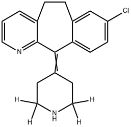 デスロラタジン-D4 化学構造式