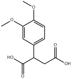 2-(3,4-二甲氧苯基)丁二酸,38175-27-8,结构式