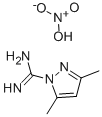 3,5-ジメチル-1-ピラゾリルホルムアミジニウム硝酸塩 化学構造式