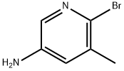 5-Amino-2-bromo-3-methylpyridine Struktur