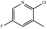 2-クロロ-5-フルオロ-3-ピコリン 塩化物 化学構造式