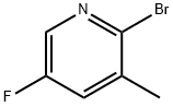 2-Bromo-5-fluoro-3-picoline  Struktur