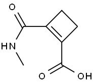 38197-76-1 1-Cyclobutene-1-carboxylic  acid,  2-[(methylamino)carbonyl]-