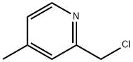 2-CHLOROMETHYL-4-METHYLPYRIDINE Struktur