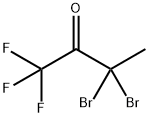 3,3-二溴-1,1,1-三氟丁-2-酮 结构式