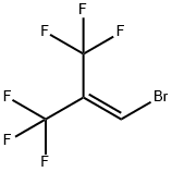 1-BROMO-2-(TRIFLUOROMETHYL)-3,3,3-TRIFLUORO PROP-1-ENE 化学構造式