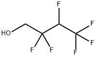 2,2,3,4,4,4-ヘキサフルオロ-1-ブタノール 化学構造式