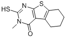 (1)benzothieno(2,3-d)pyrimidin-4(1h)-one,2,3,5,6,7,8-hexahydro-3-methyl-2-thio|3-甲基-2-硫代-2,3,5,6,7,8-六氢苯并[4,5]噻吩并[2,3-D]嘧啶-4(1H)-酮