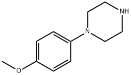 1-(4-甲氧基苯基)哌嗪, 38212-30-5, 结构式