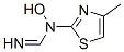 Methanimidamide,  N-hydroxy-N-(4-methyl-2-thiazolyl)- 结构式