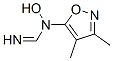 Methanimidamide, N-(3,4-dimethyl-5-isoxazolyl)-N-hydroxy- (9CI) 结构式