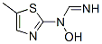 Methanimidamide,  N-hydroxy-N-(5-methyl-2-thiazolyl)- Struktur