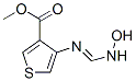 3-Thiophenecarboxylicacid,4-[[(hydroxyamino)methylene]amino]-,methylester(9CI),382136-54-1,结构式