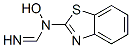 Methanimidamide, N-2-benzothiazolyl-N-hydroxy- (9CI) 化学構造式