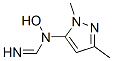 Methanimidamide,  N-(1,3-dimethyl-1H-pyrazol-5-yl)-N-hydroxy-  (9CI) Structure
