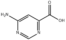 6-氨基嘧啶-4-羧酸, 38214-46-9, 结构式