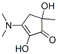 3-(Dimethylamino)-2,5-dihydroxy-5-methyl-2-cyclopenten-1-one 结构式